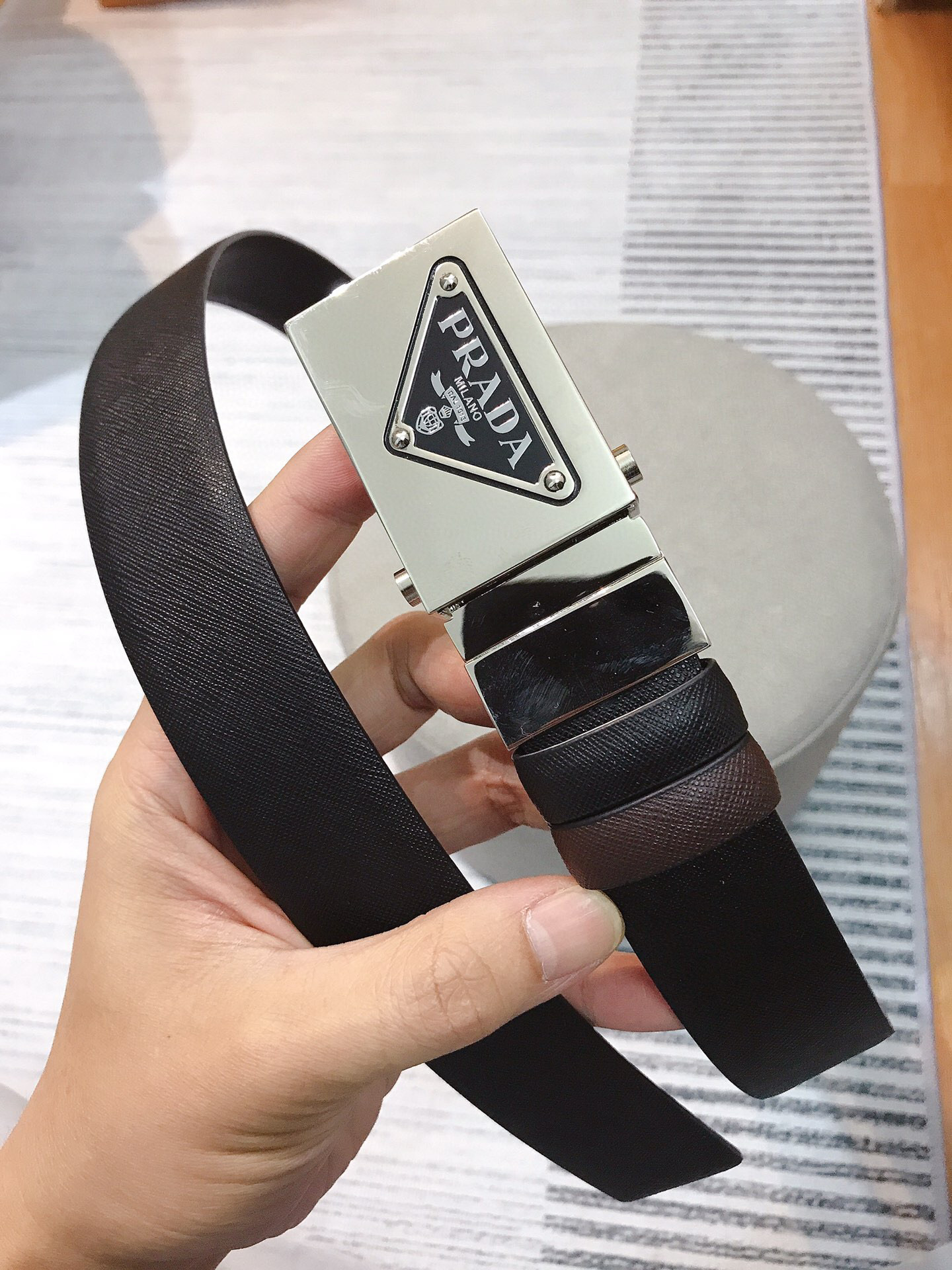 프라다 남자 벨트