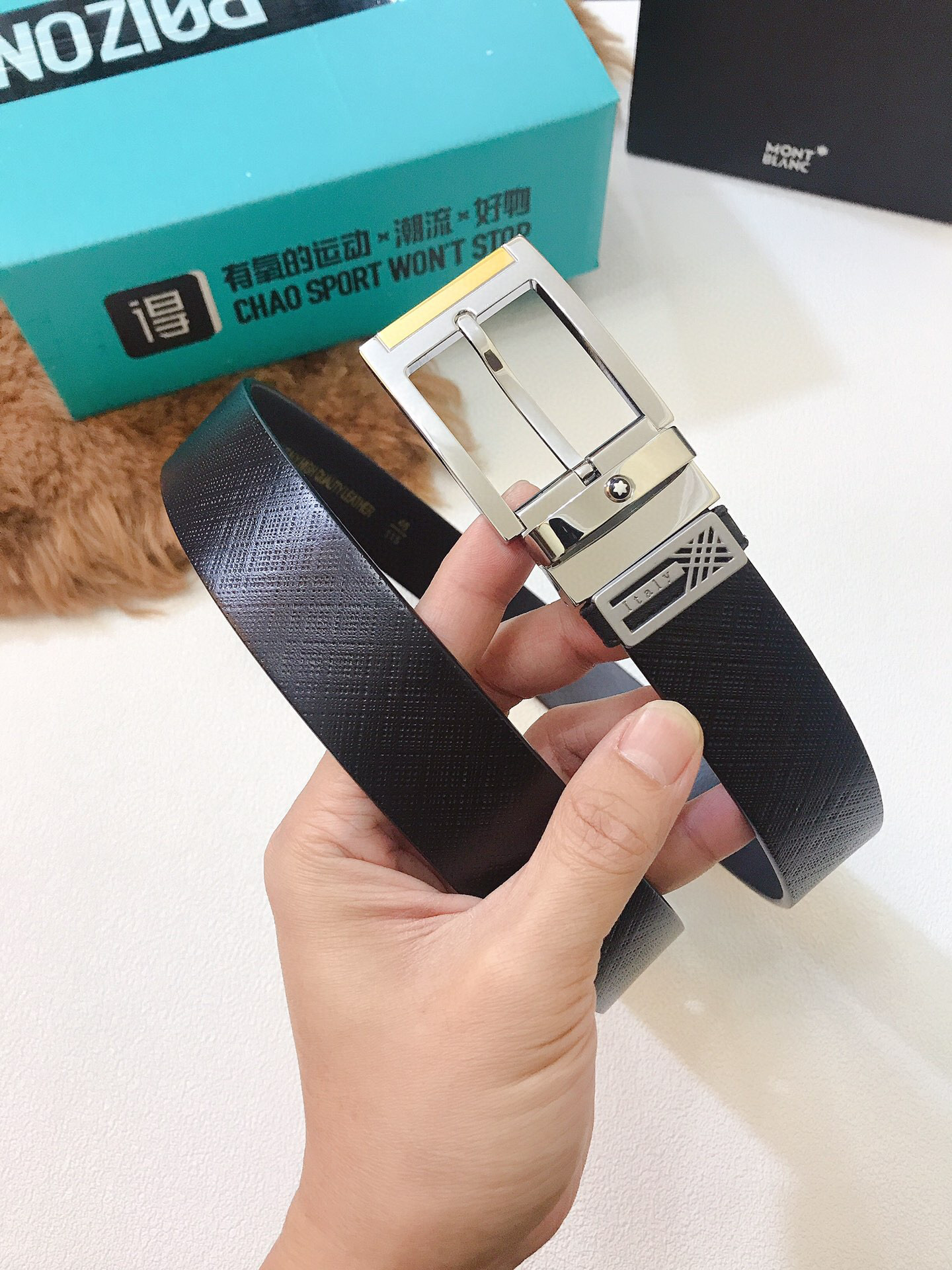 몽블랑 남자 벨트