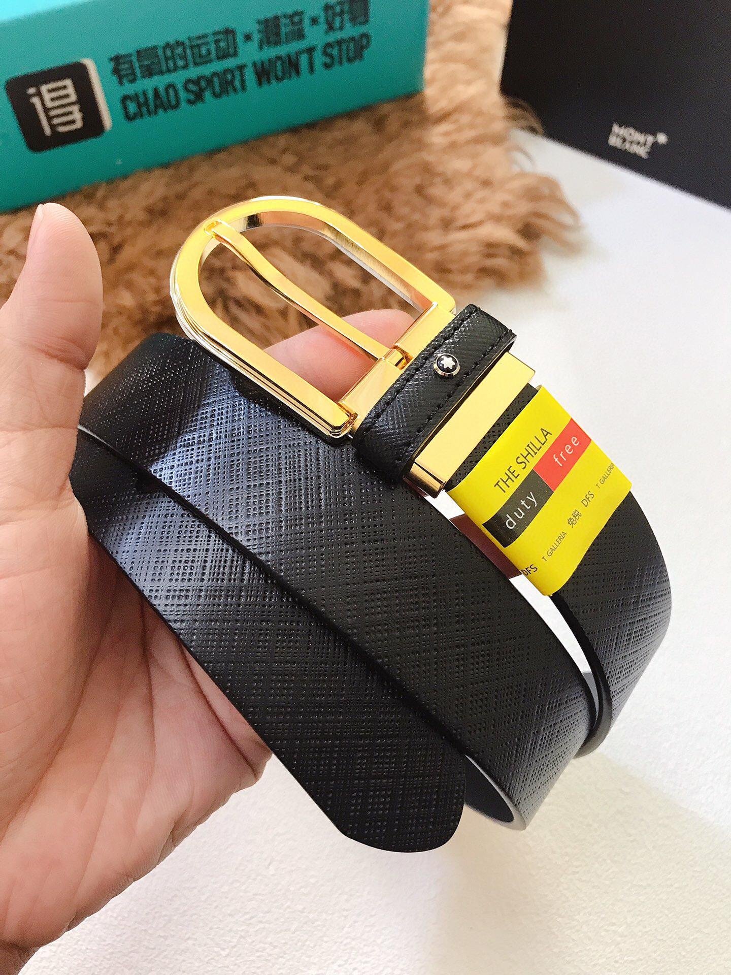 몽블랑 남자 벨트