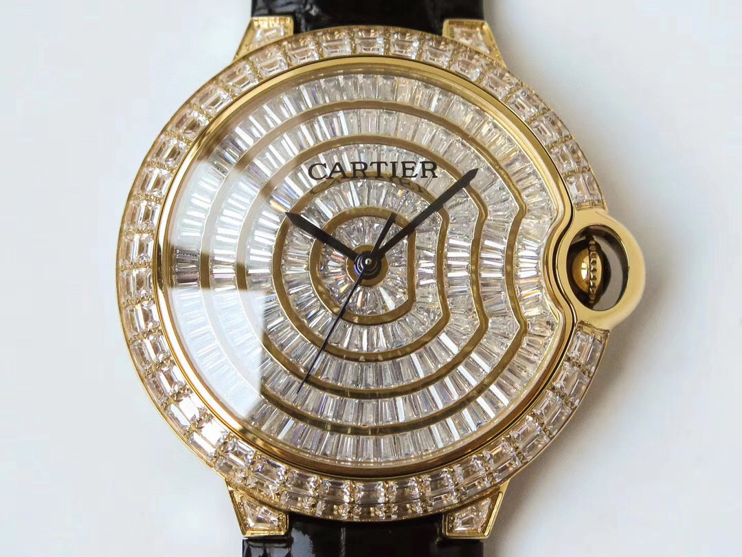 까르띠에 남녀공용 미러급 시계