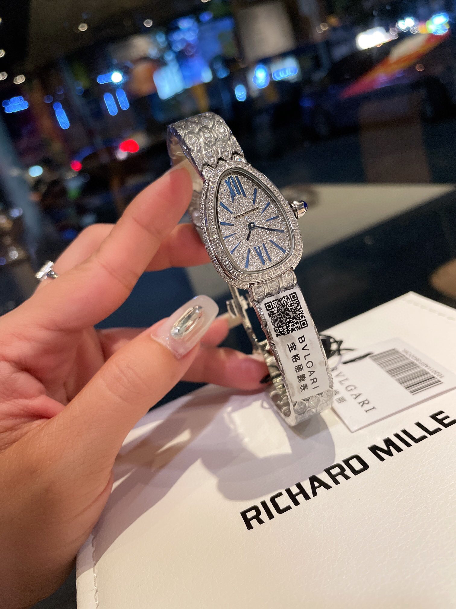 불가리 여자 미러급 시계