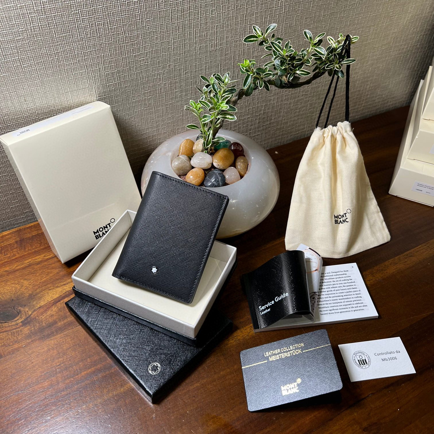 몽블랑 남자반지갑