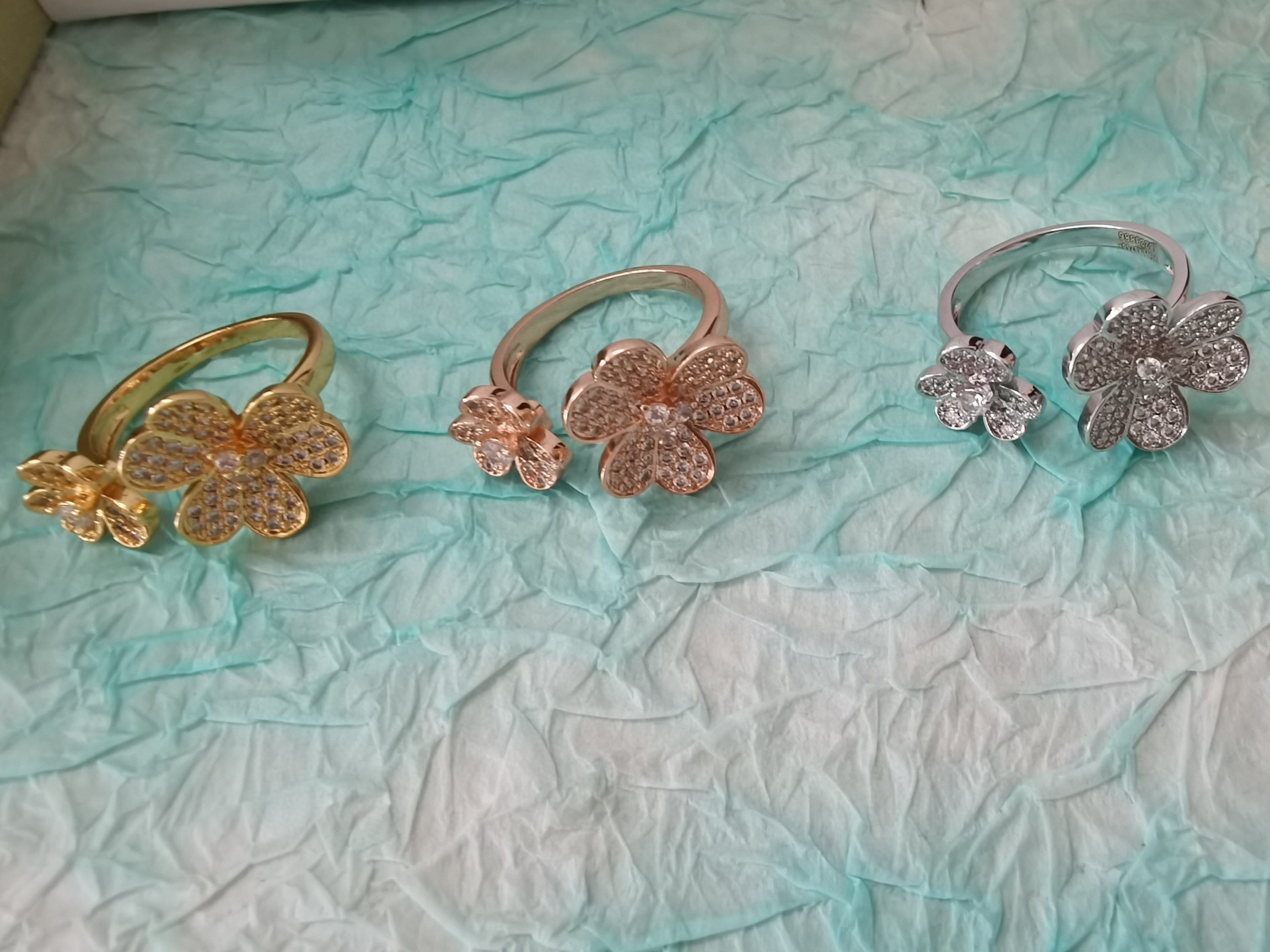 반클리프앤아펠 반지 3컬러