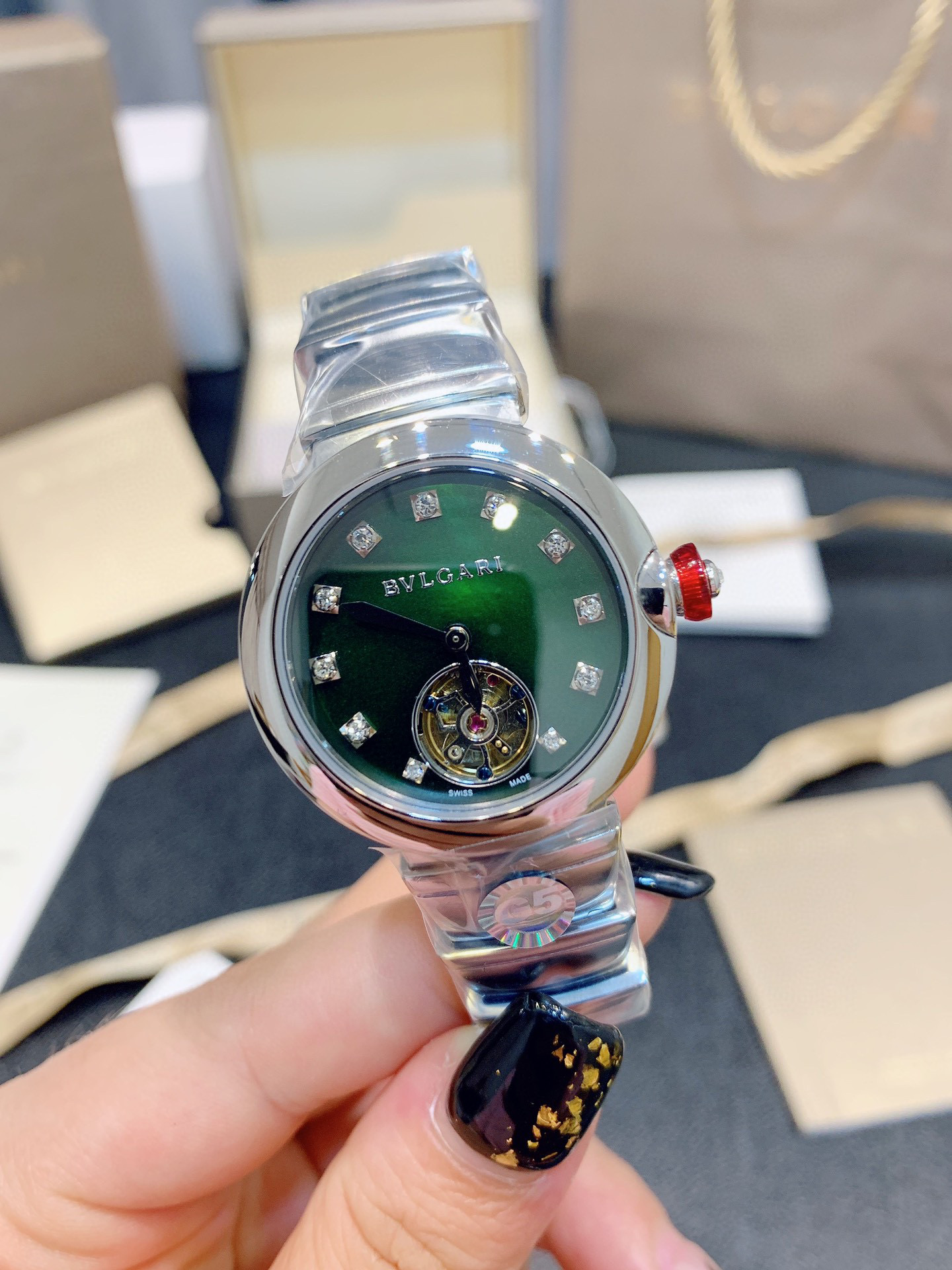 불가리 A급 여자 시계