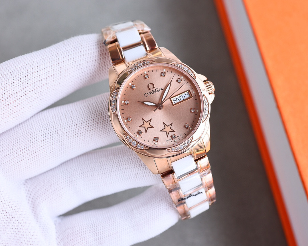 오메가 A급 여자 시계 2컬러