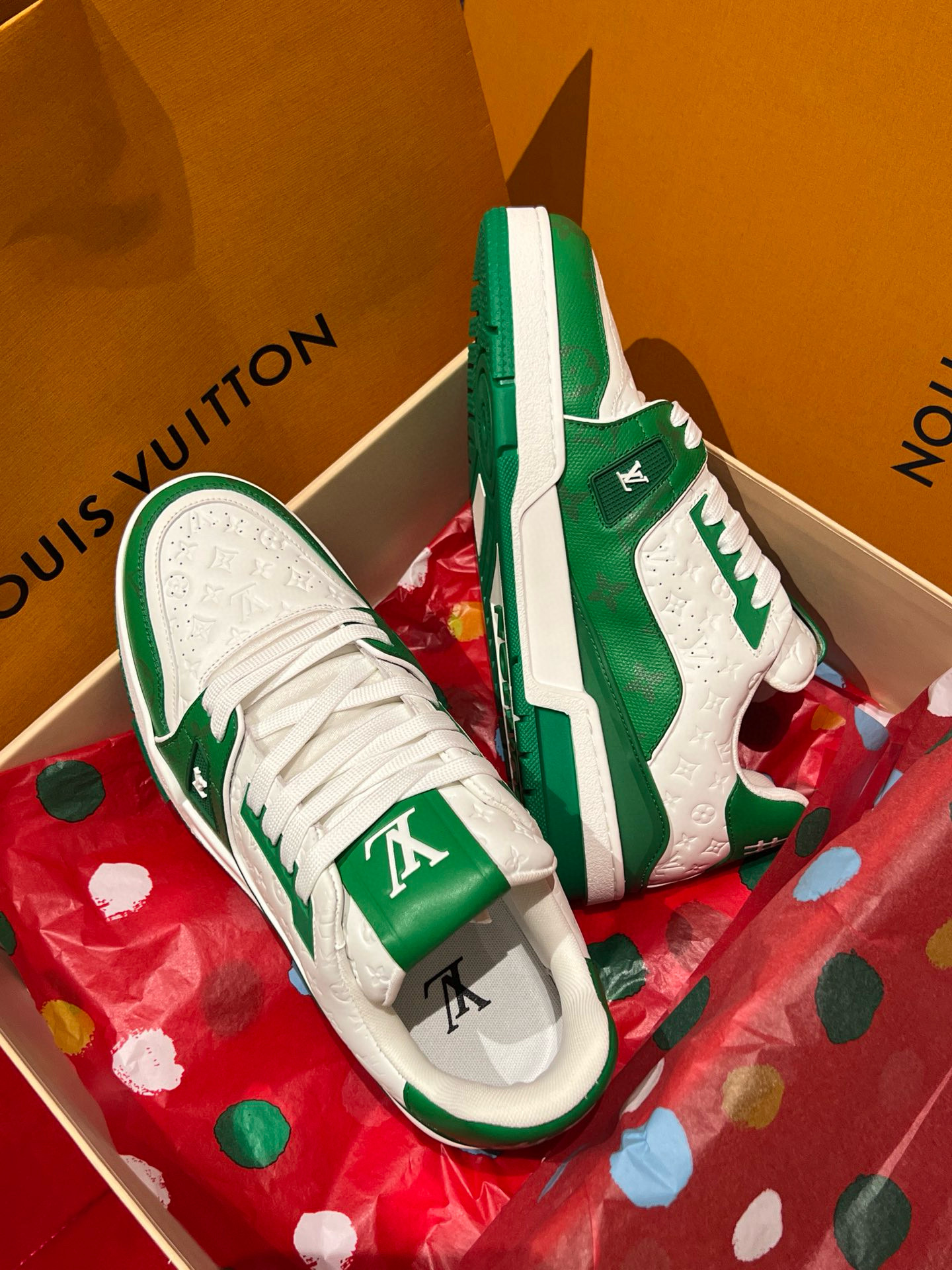 루이비통 트레이너 남녀공용 스니커즈 신발 운동화