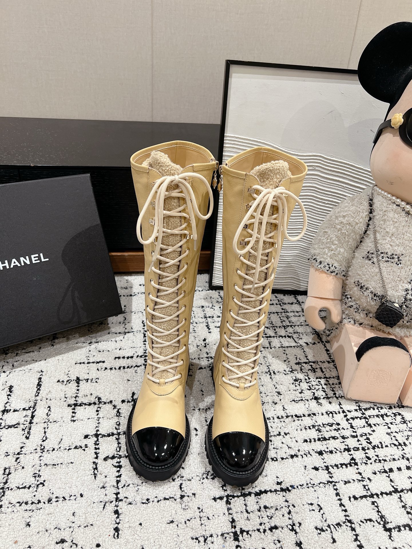 샤넬 여자 부츠