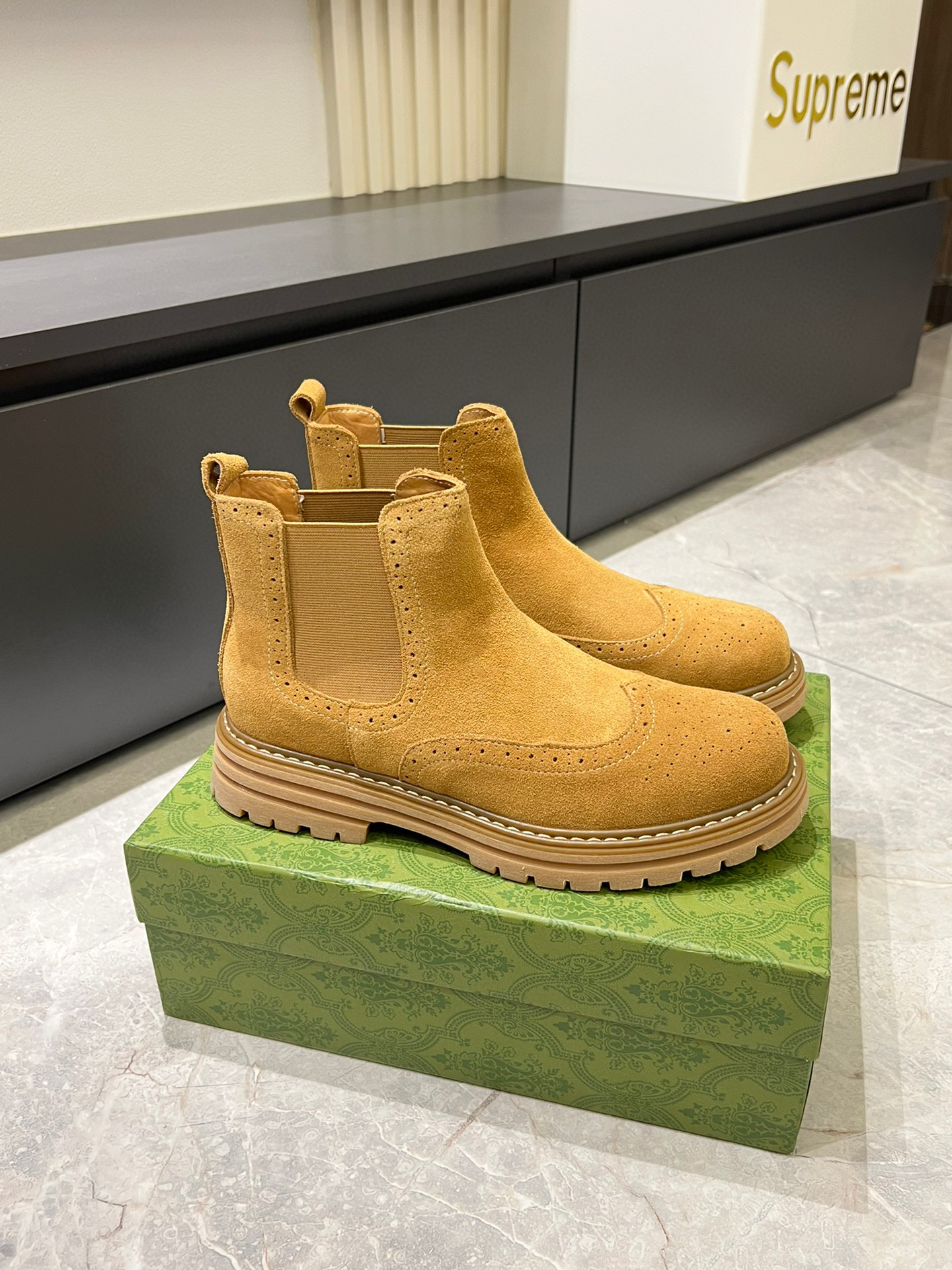 구찌 남자 부츠