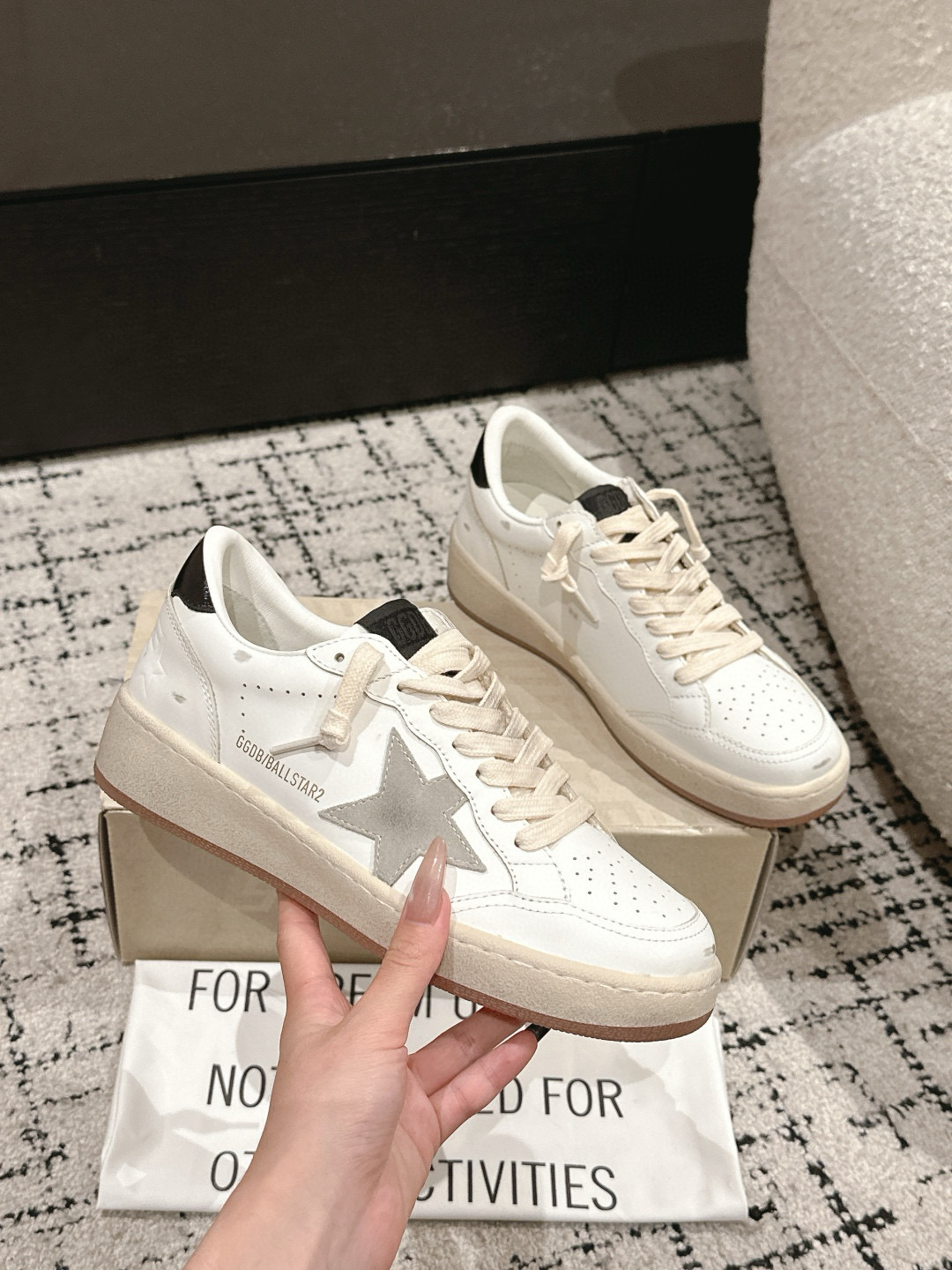 골든구스 3.5cm 여자 스니커즈 신발 운동화