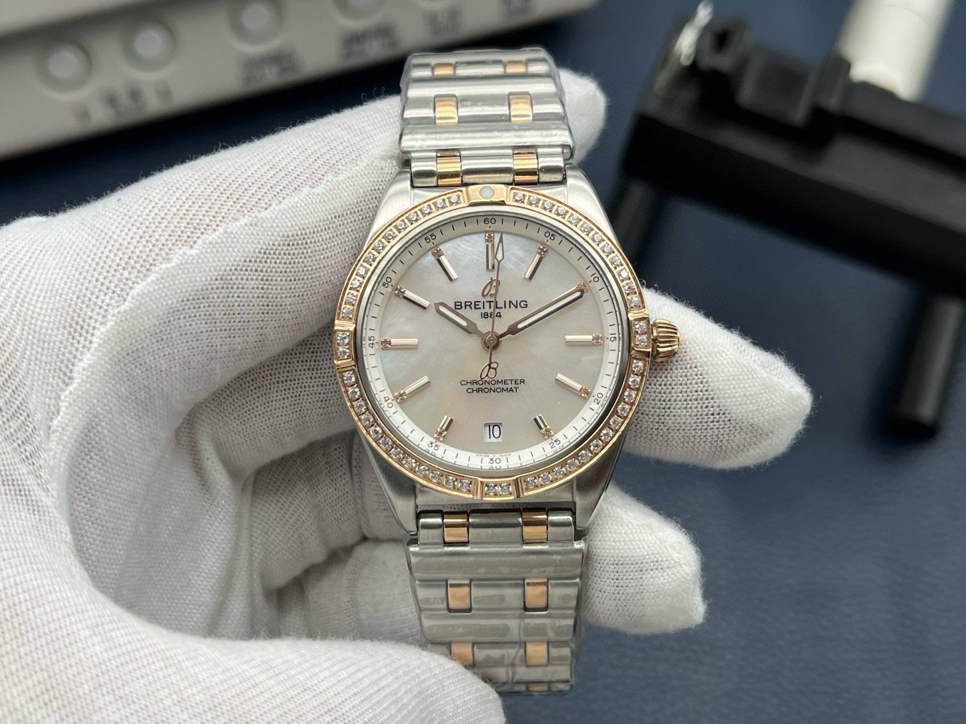 브라이틀링 2824 무브먼트 미러급 여자시계