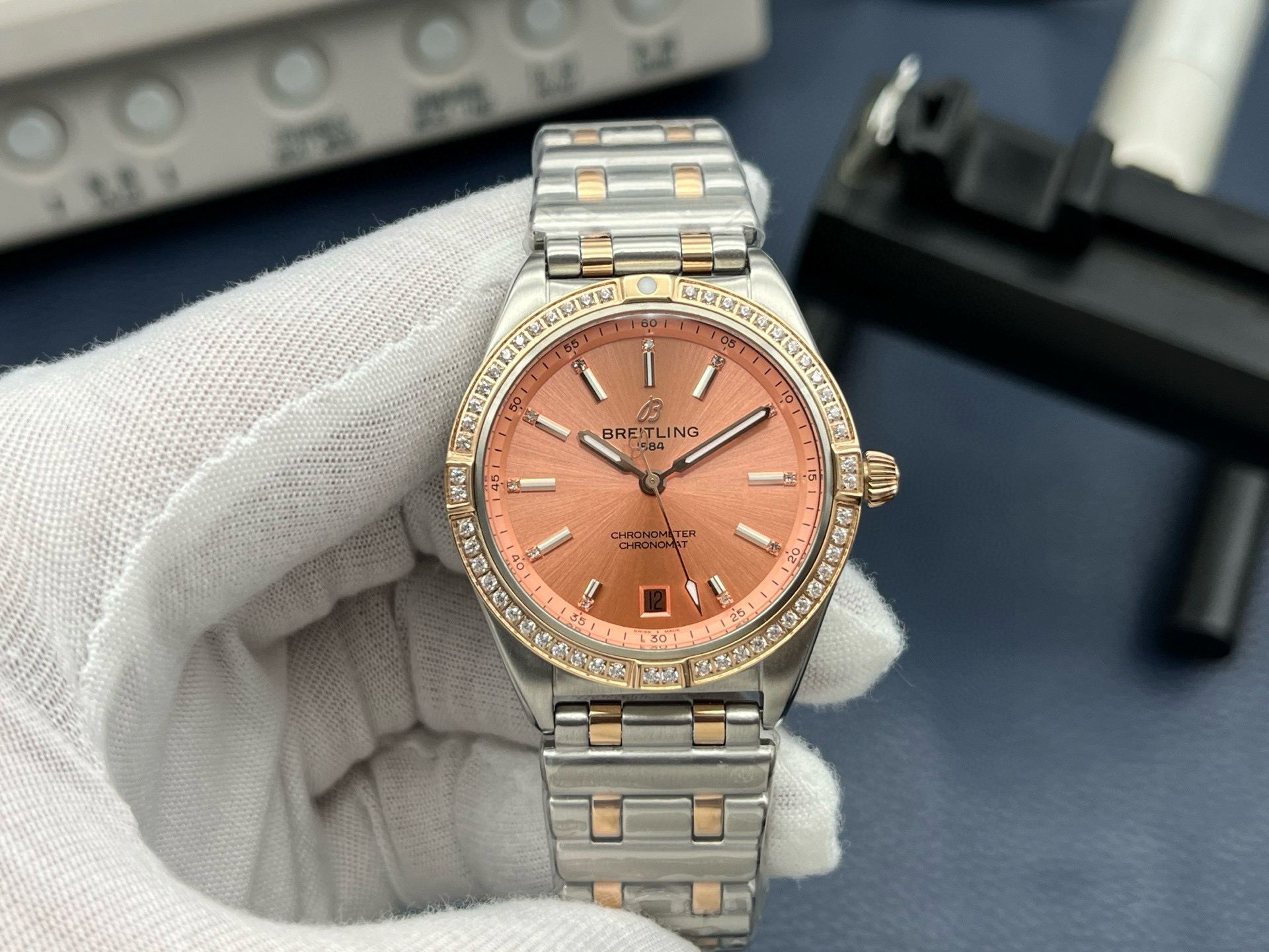 브라이틀링 2824 무브먼트 미러급 여자시계