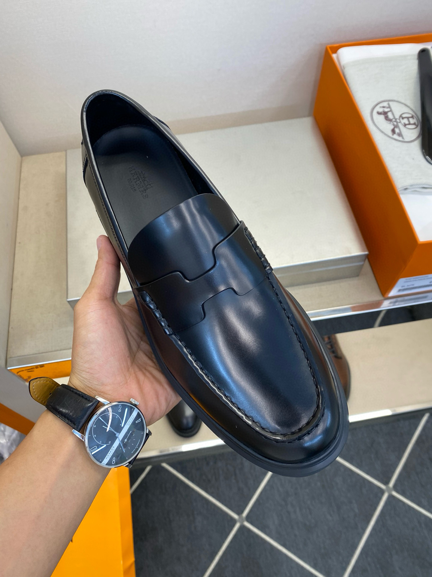 에르메스 남자 구두