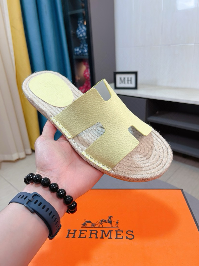 에르메스 남자 슬리퍼