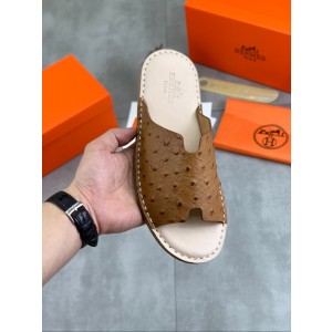 에르메스 남자 슬리퍼