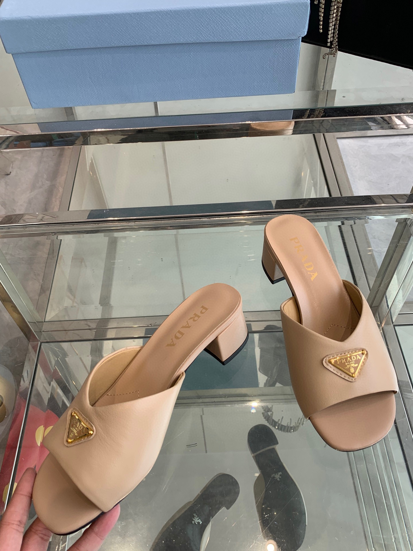 프라다 여자 슬리퍼 3.5cm
