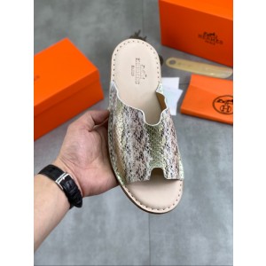 에르메스 남자 슬리퍼