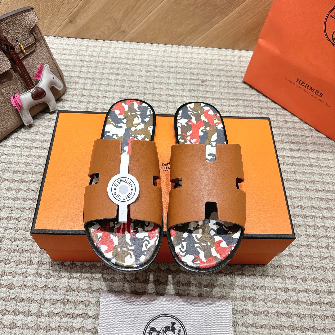 에르메스 남자 슬리퍼
