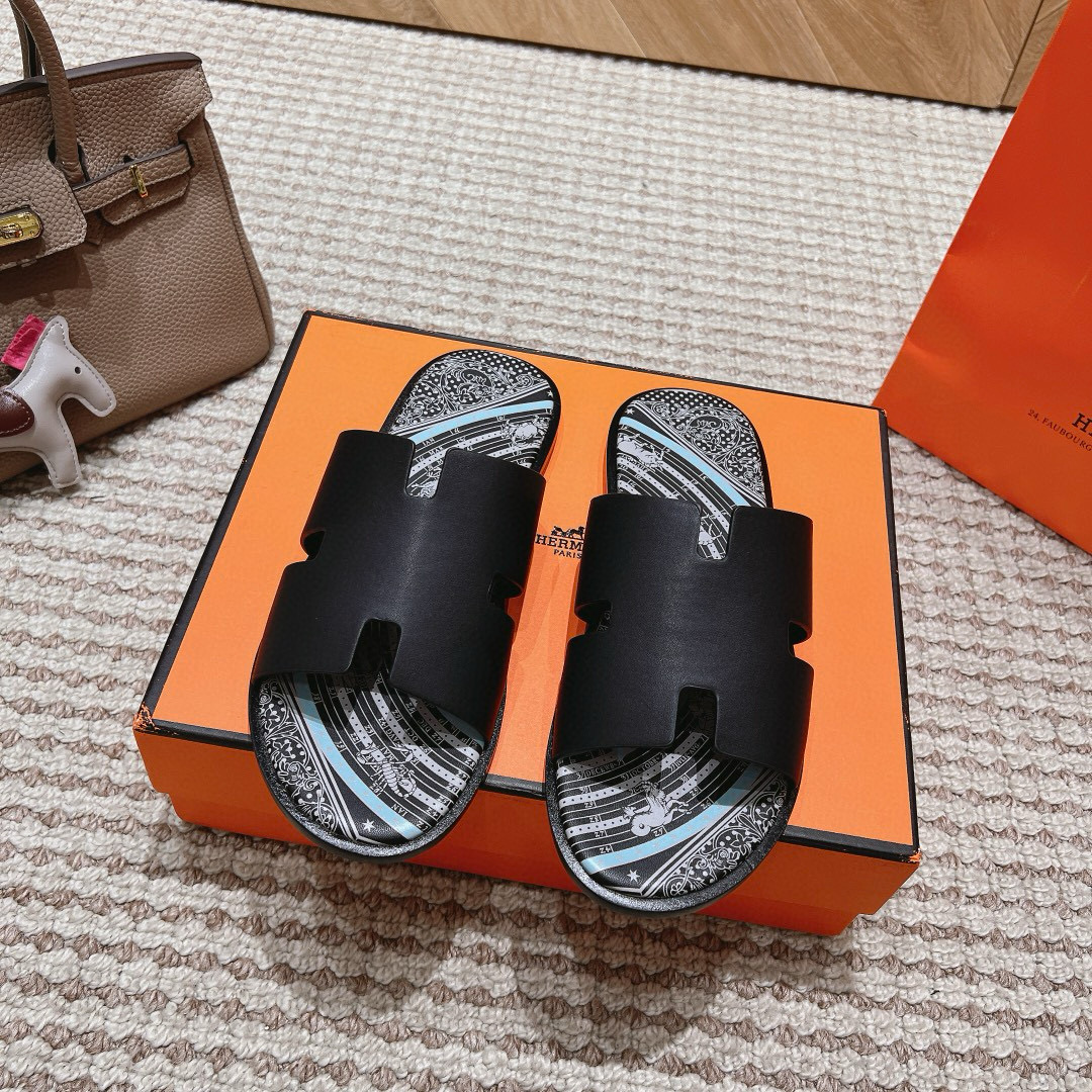 에르메스 남자 슬리퍼