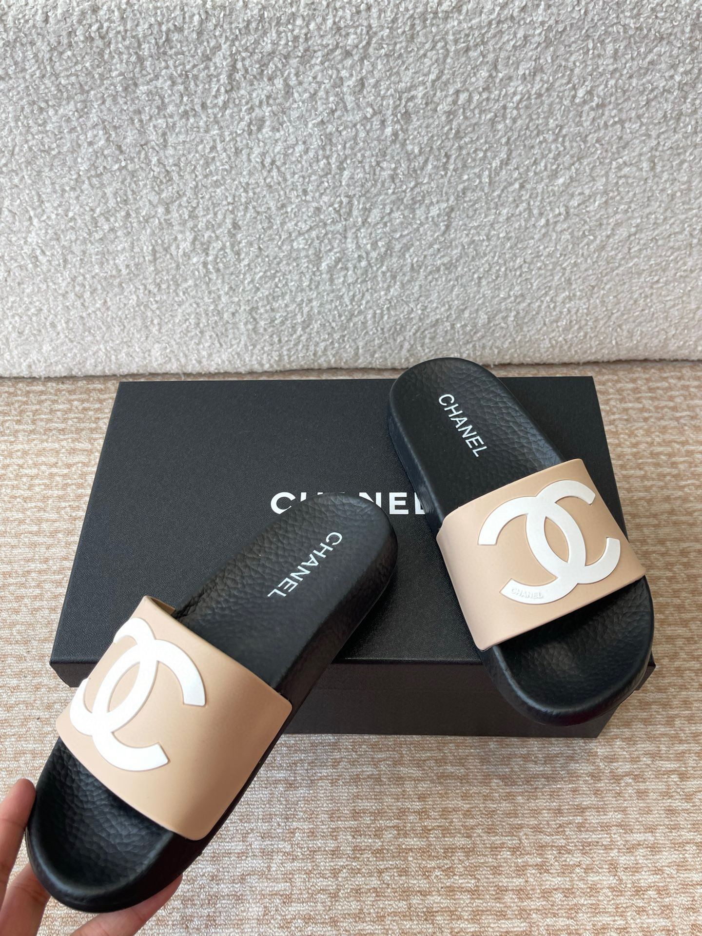 샤넬 여자 슬리퍼