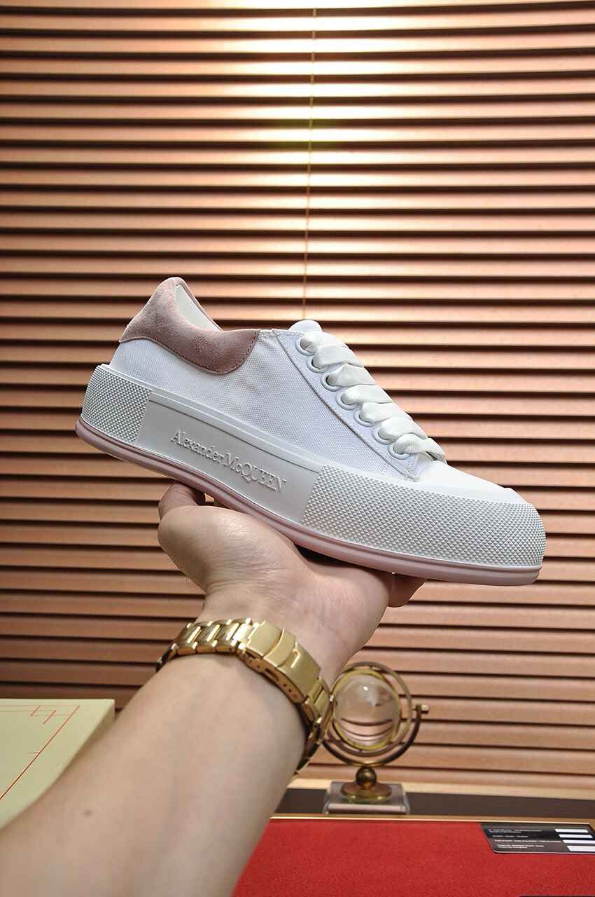 알렉산더 맥퀸 남녀공용 신발 운동화 스니커즈