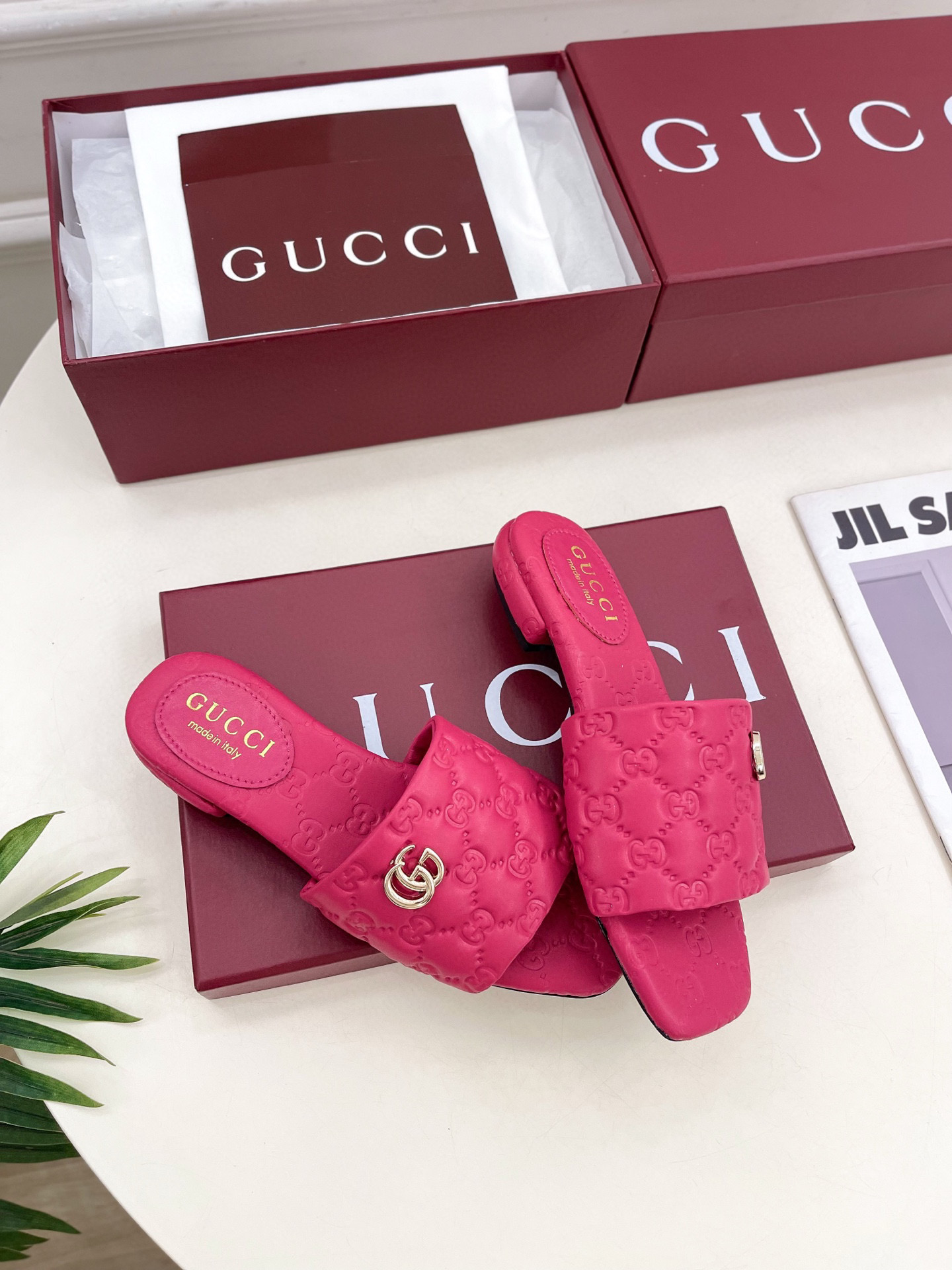 구찌 여자 슬리퍼 2cm