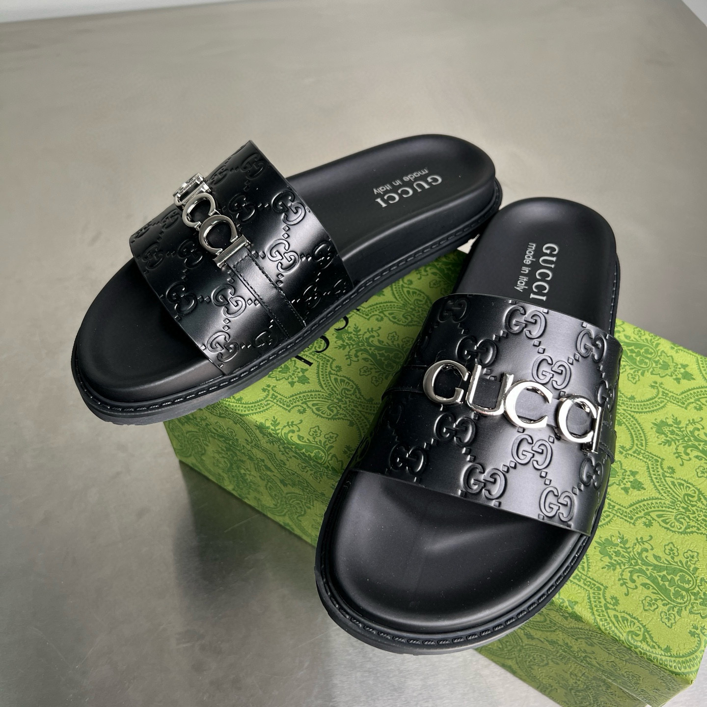구찌 2.5cm 남자 슬리퍼
