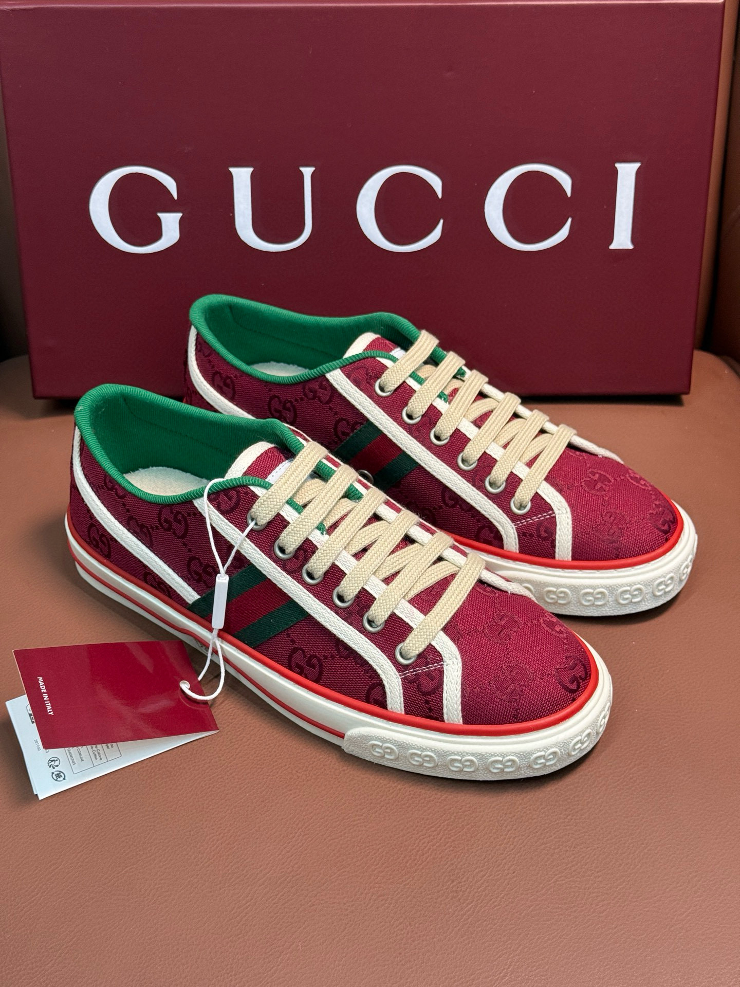 구찌 남녀공용 테니스 1977 신발 운동화 스니커즈