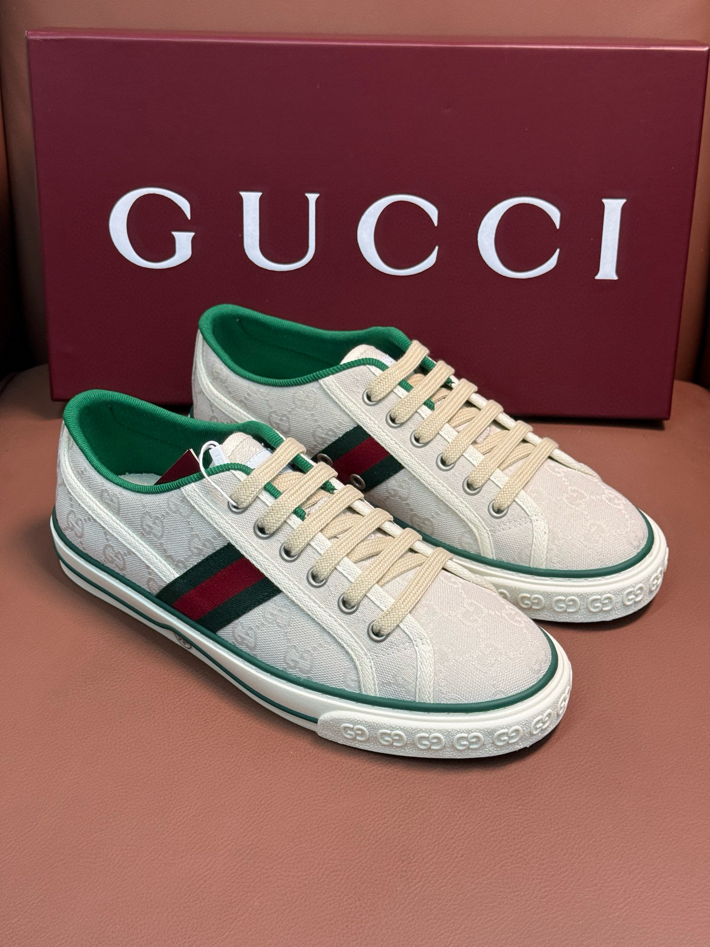 구찌 남녀공용 테니스 1977 신발 운동화 스니커즈