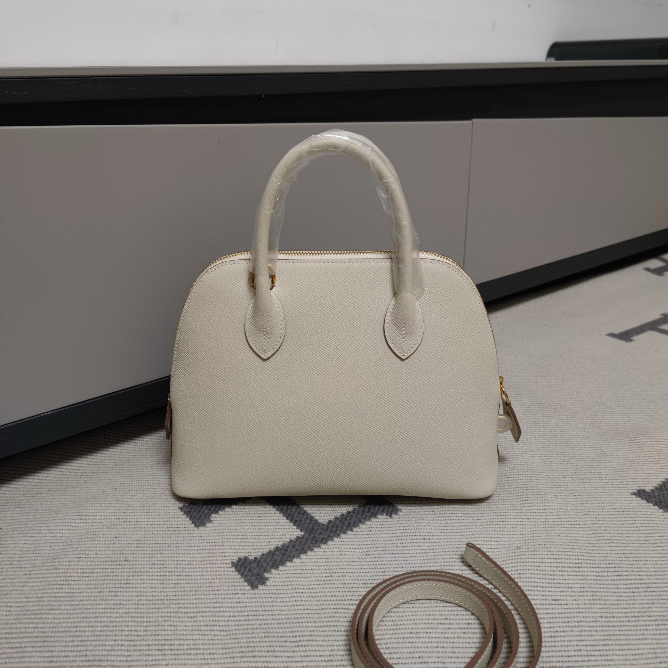 에르메스 볼링백 에버컬러가죽 여자가방