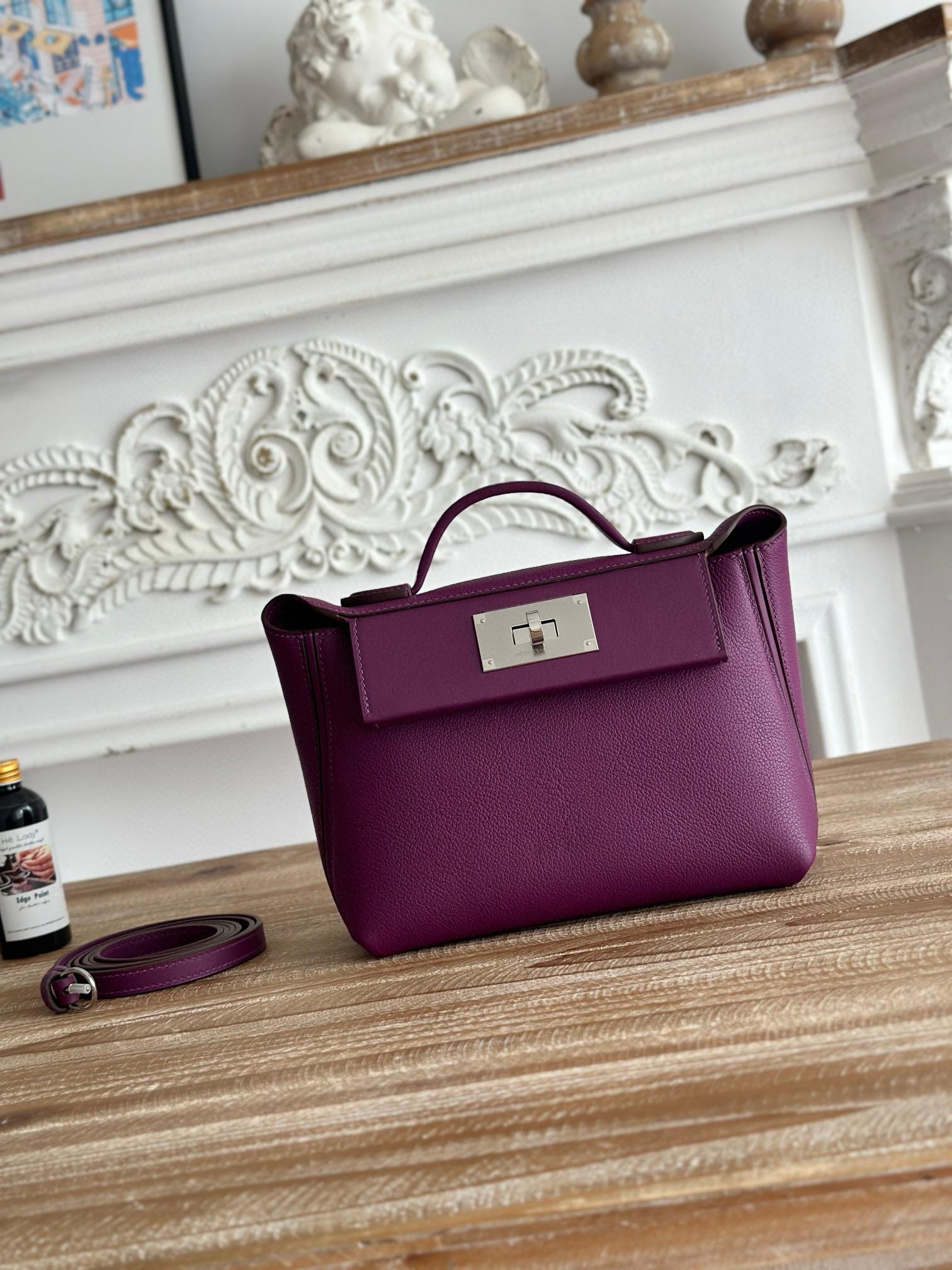 에르메스 켈리 미니 2424 에버컬러가죽/스위프트가죽 여자가방