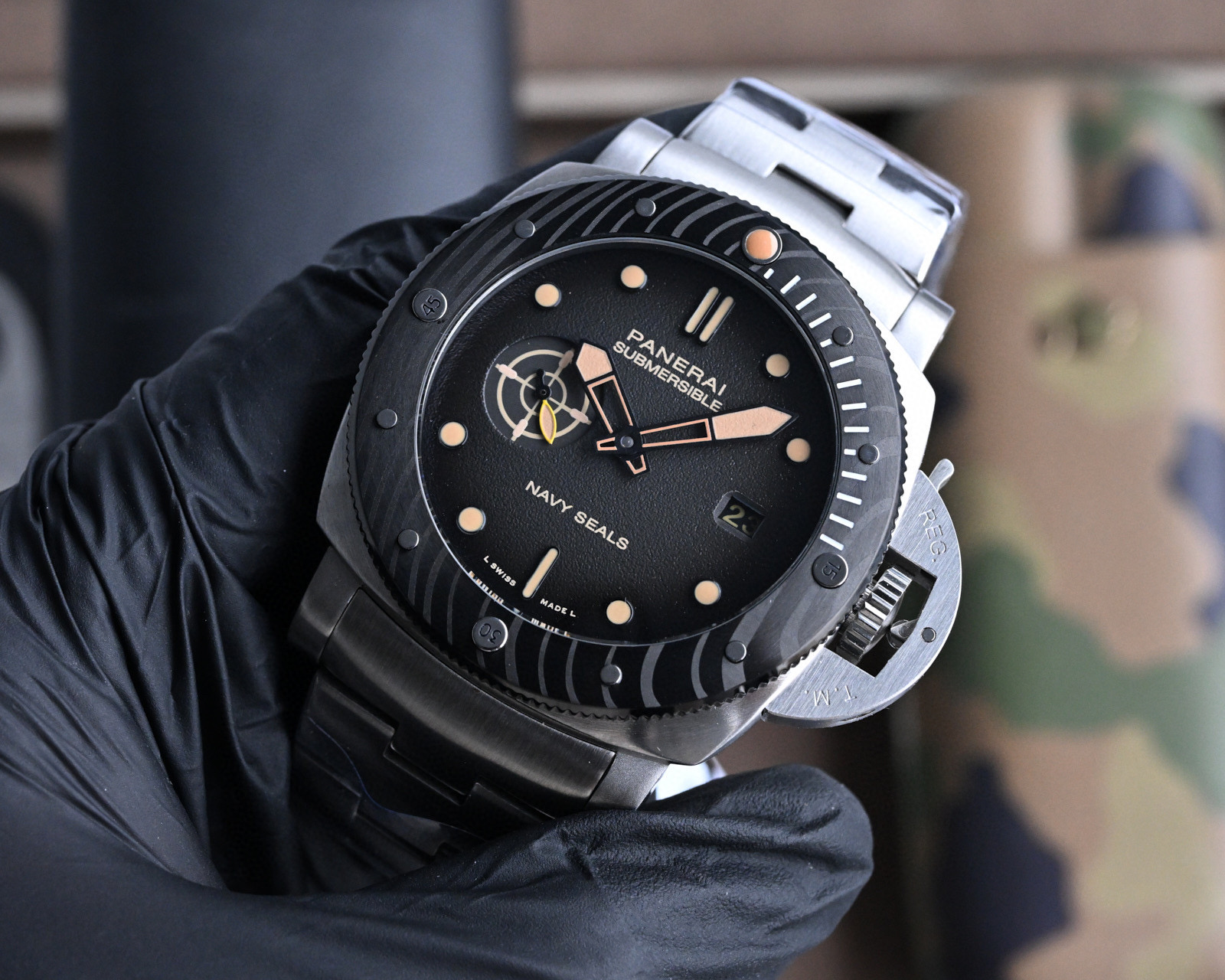 파네라이 V7공장 남자 미러급 시계