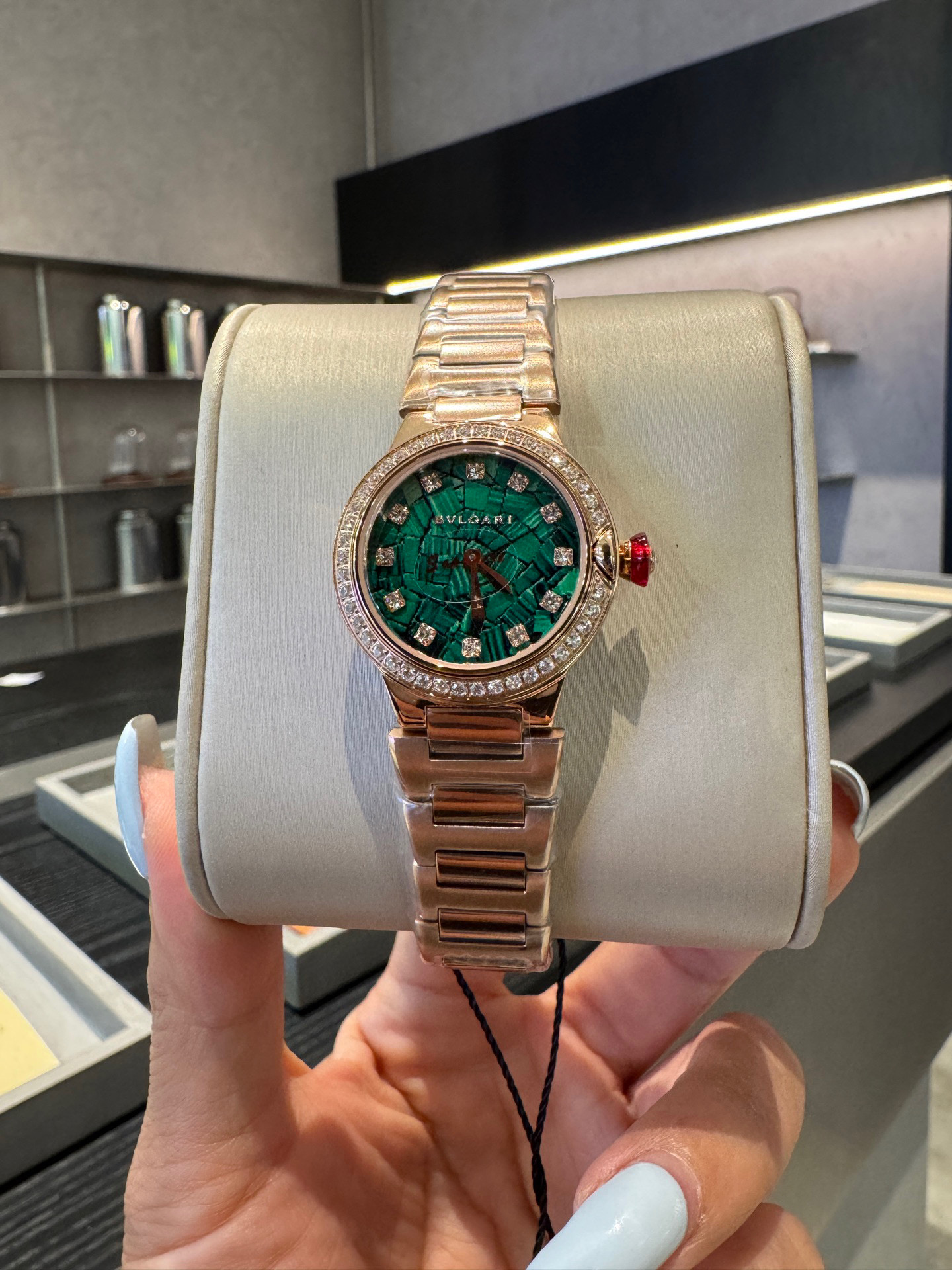 불가리 4칼라 A급 여자 시계