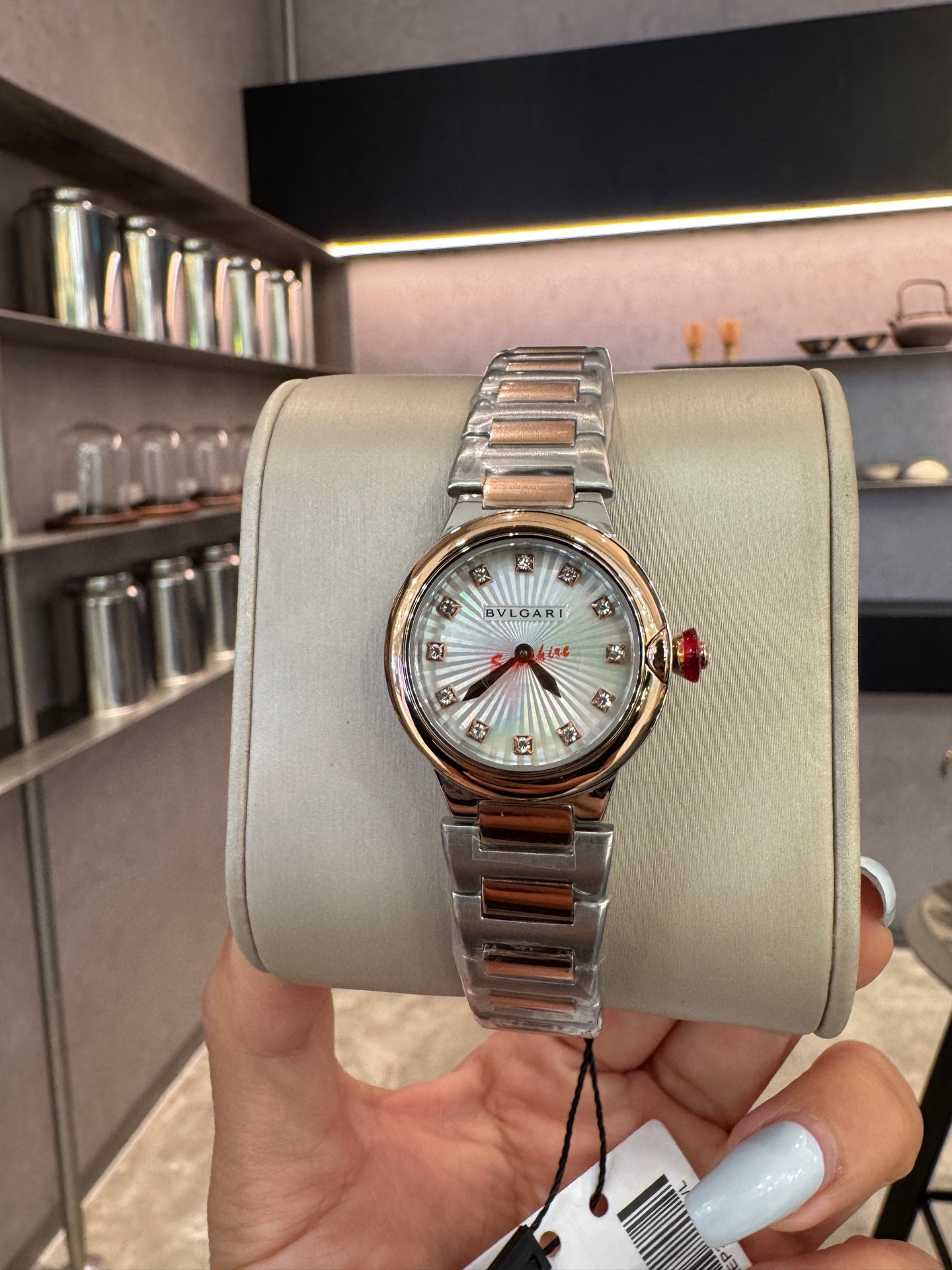 불가리 5칼라 A급 여자 시계