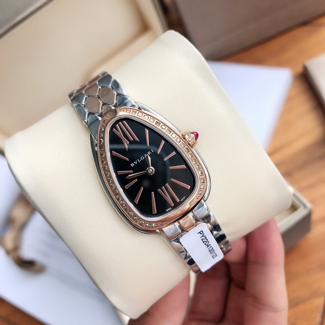 불가리 미러급 여자시계