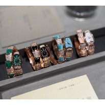 불가리 미러급 여자시계