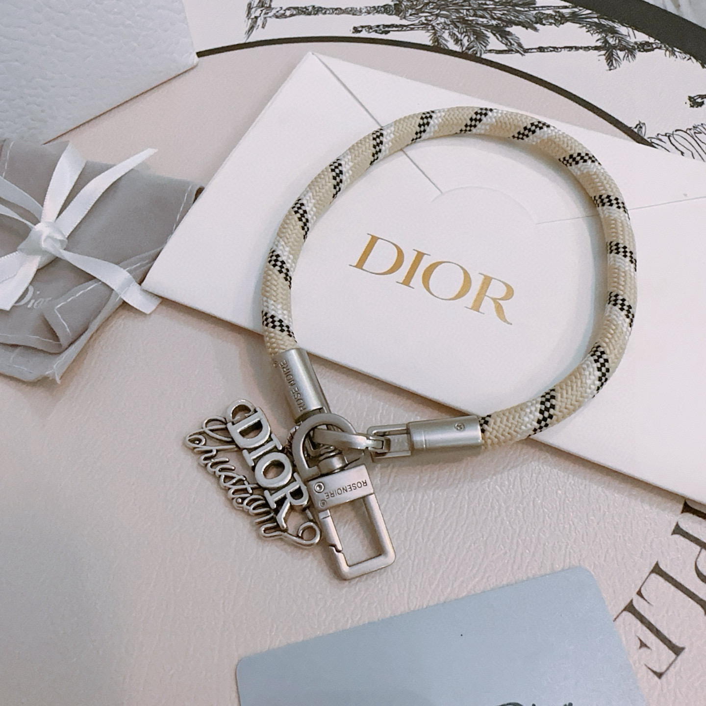 디올 열쇠고리 키링