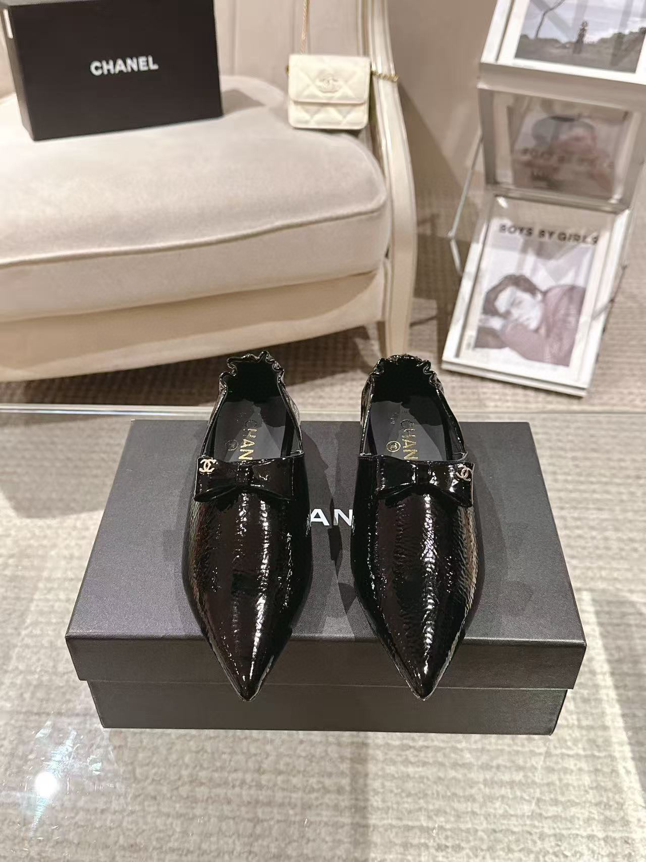 샤넬 여자 2.5cm 슬리퍼