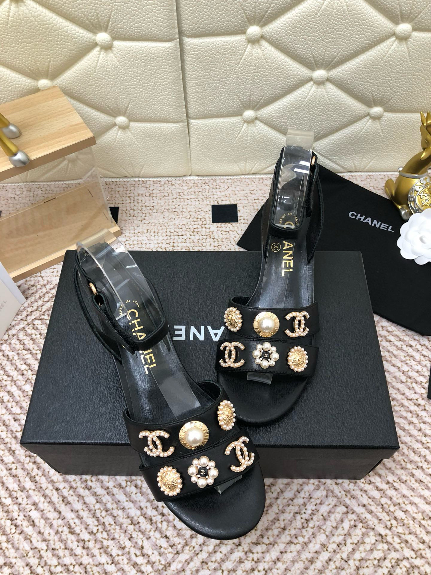 샤넬 여자 샌들