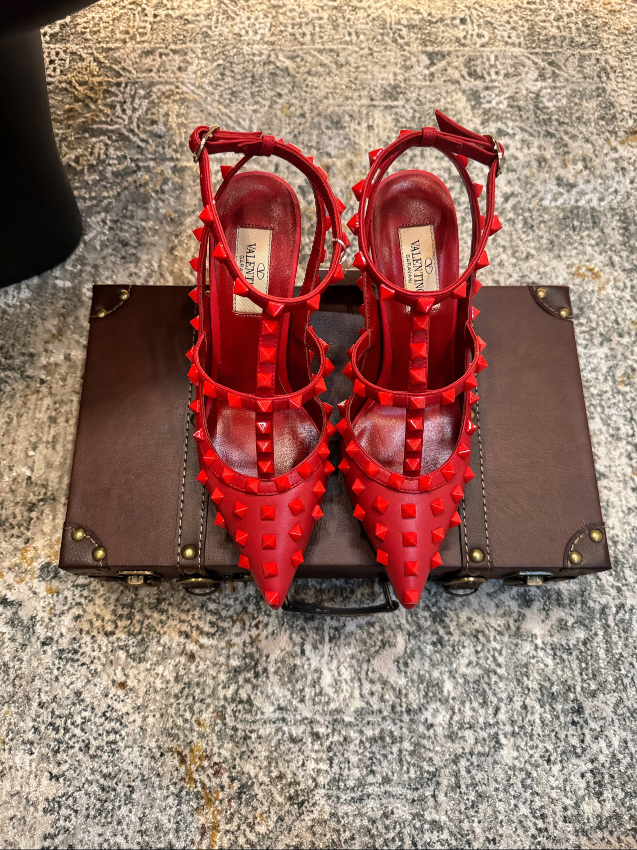 발렌티노 9.5cm 여자 신발 구두