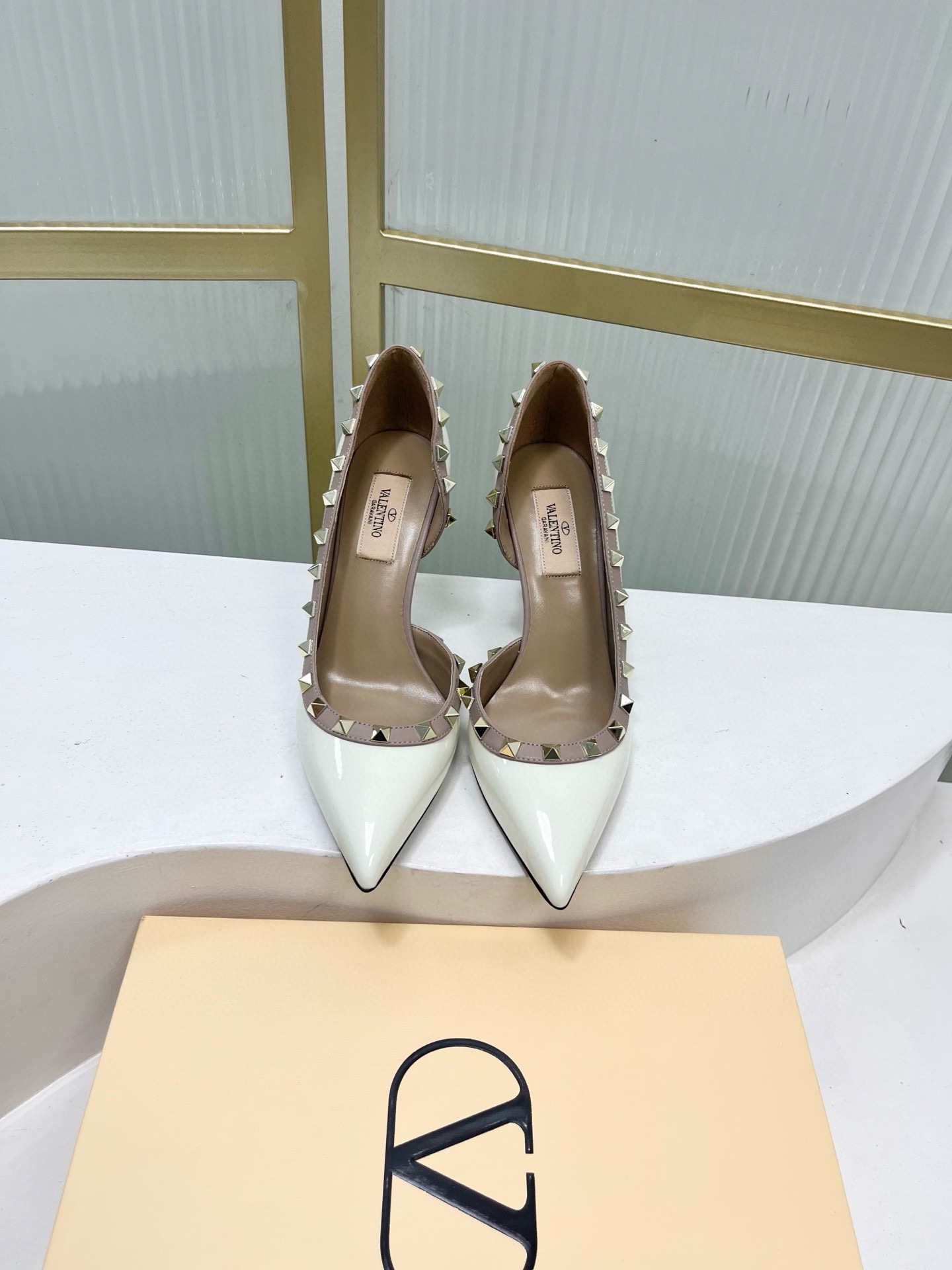 발렌티노 8.5cm,6cm 여자 신발 구두