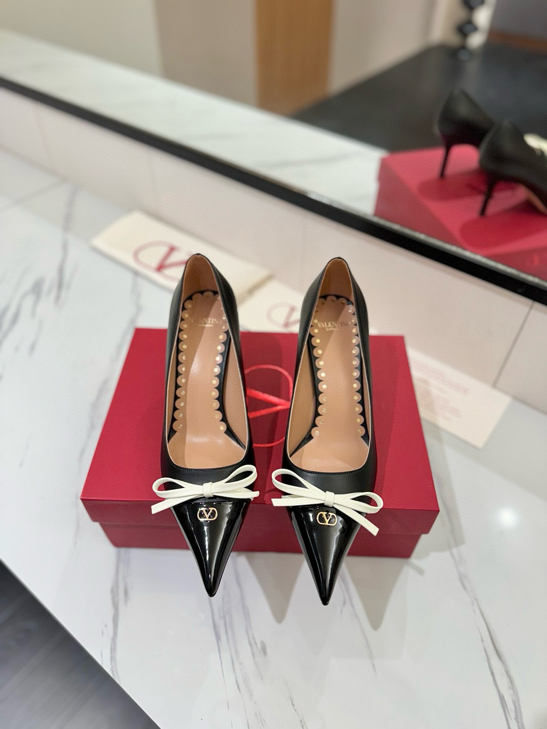 발렌티노 4.5cm 여자 신발 구두