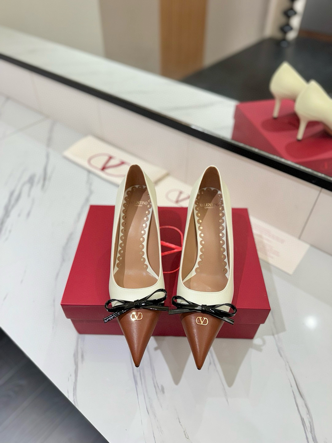 발렌티노 4.5cm 여자 신발 구두