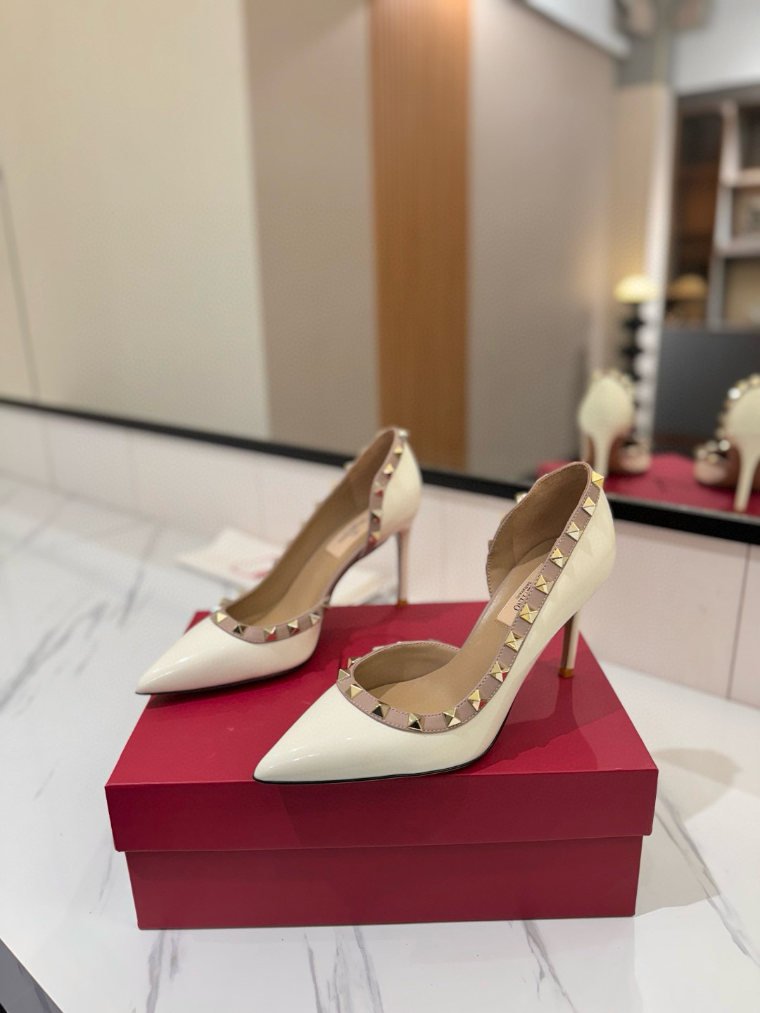 발렌티노 6.5cm 여자 신발 구두