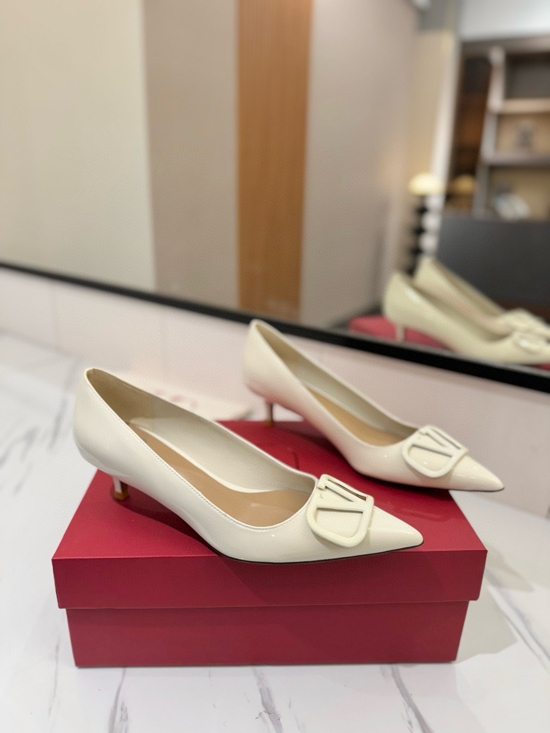 발렌티노 4.5cm 여자 신발 구두