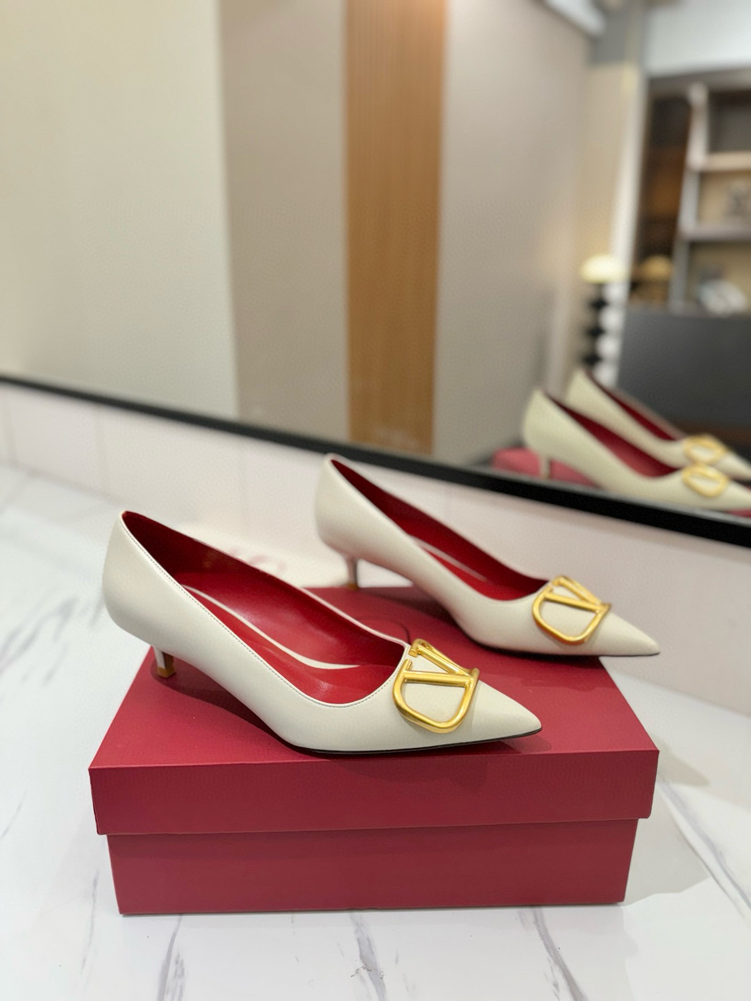 발렌티노 4.5cm 여자 신발 구두