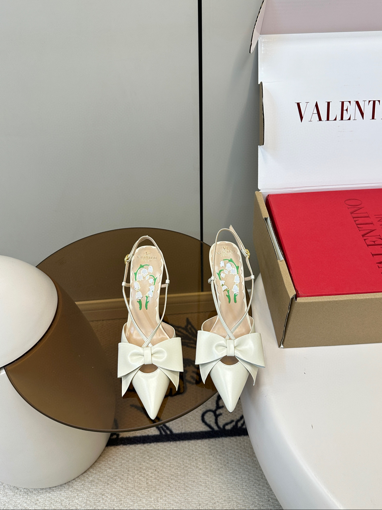 발렌티노 9cm 여자 샌들