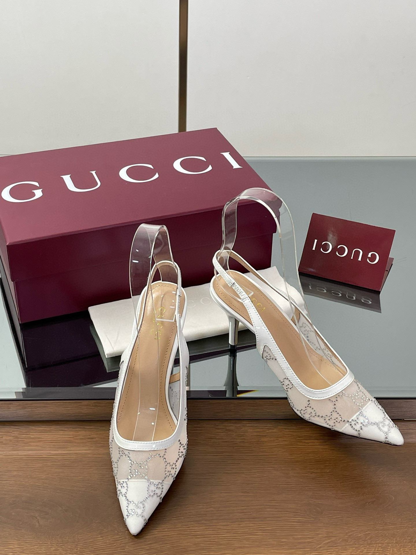 구찌 8.5cm 여자 신발 구두