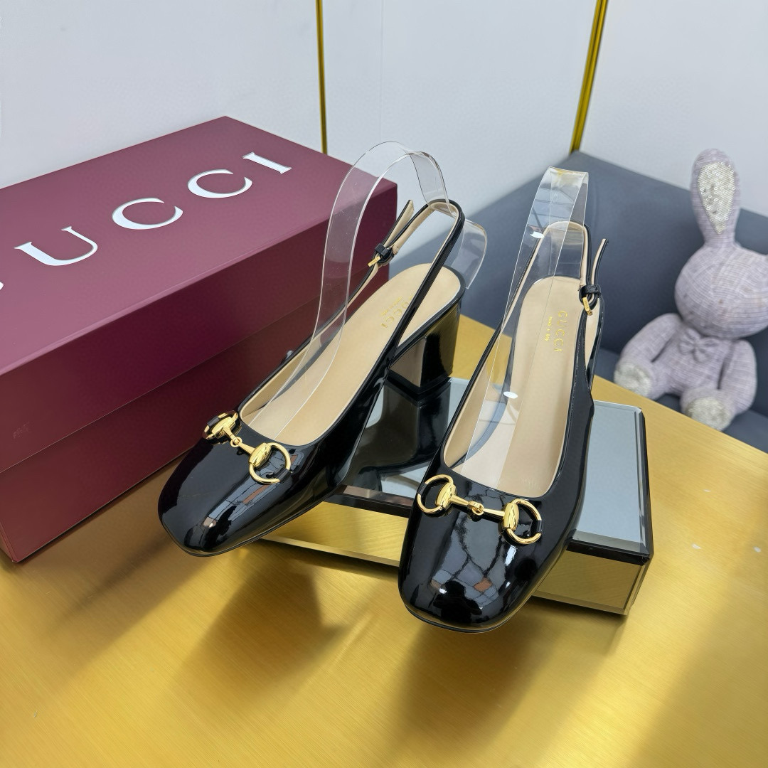 구찌 6.5cm 여자 신발 구두