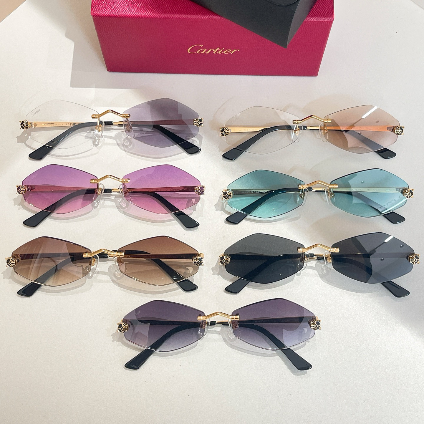 까르띠에 7컬러 선글라스