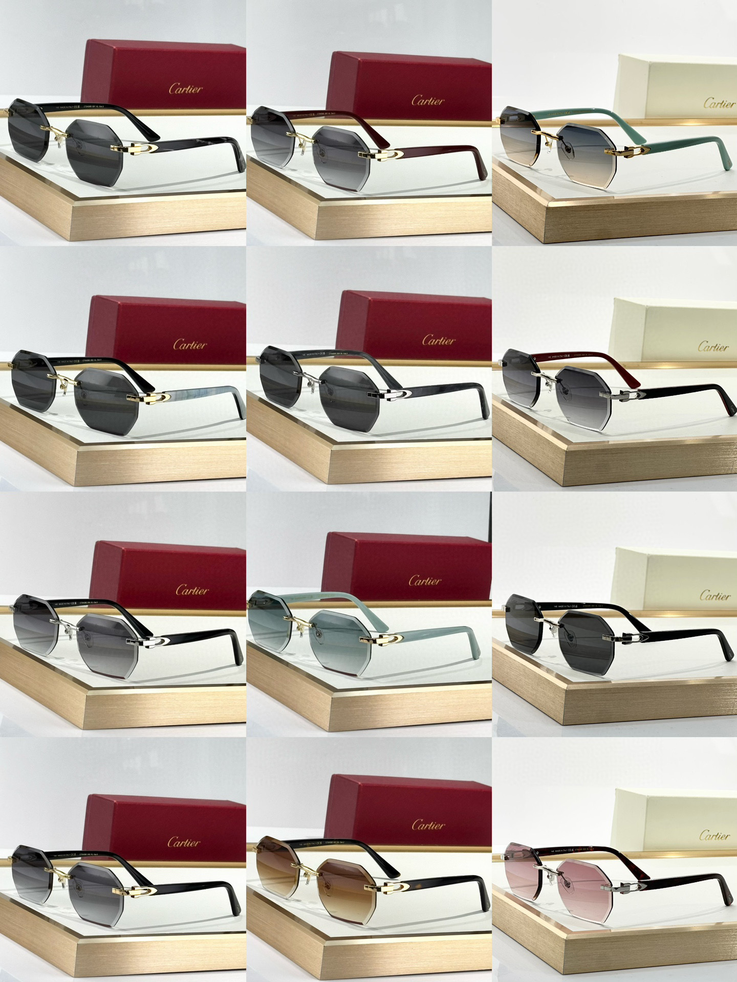 까르띠에 12컬러 선글라스